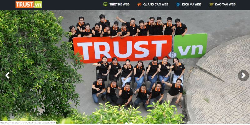 Trust.vn - Công ty thiết kế website chuẩn SEO giàu kinh nghiệm