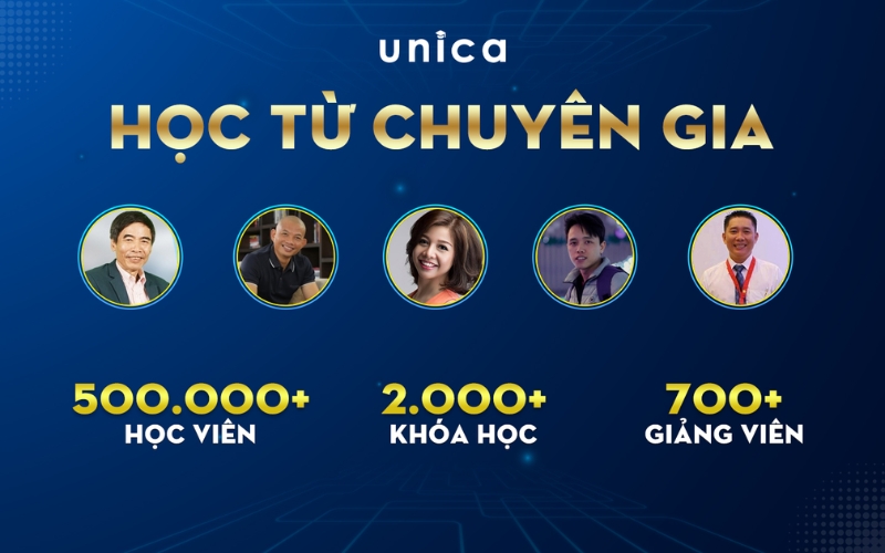 khóa học bán hàng trực tuyến tại Unica