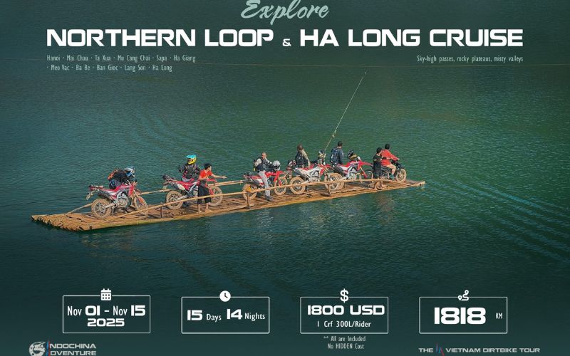Phượt xe máy an toàn cùng Indochina Adventure Tours