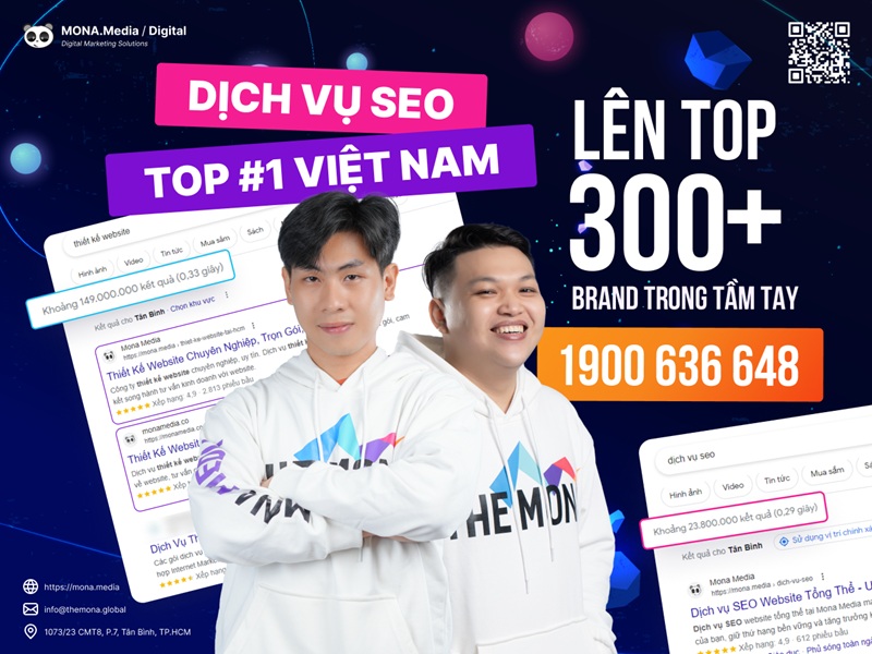 Dịch vụ SEO tổng thể MONA Media