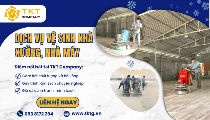 Công ty vệ sinh nhà xưởng TKT Company