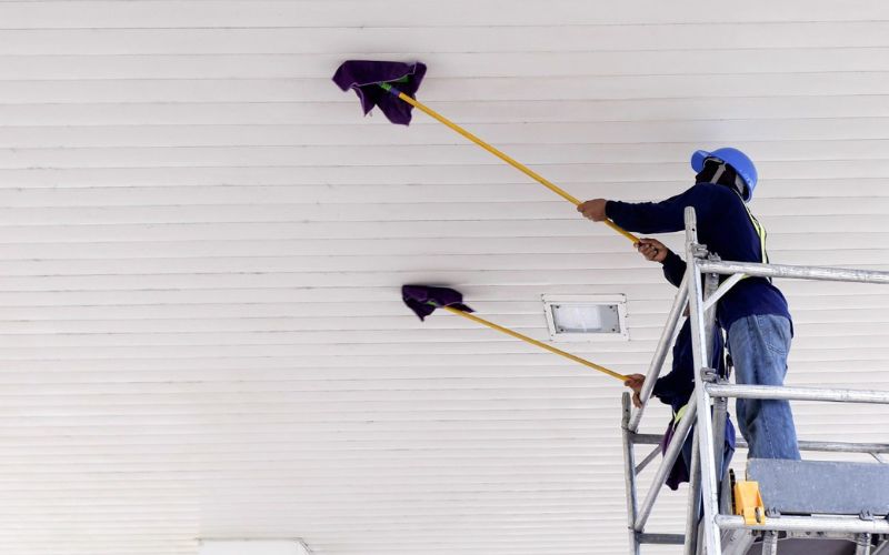 làm sạch trần xưởng