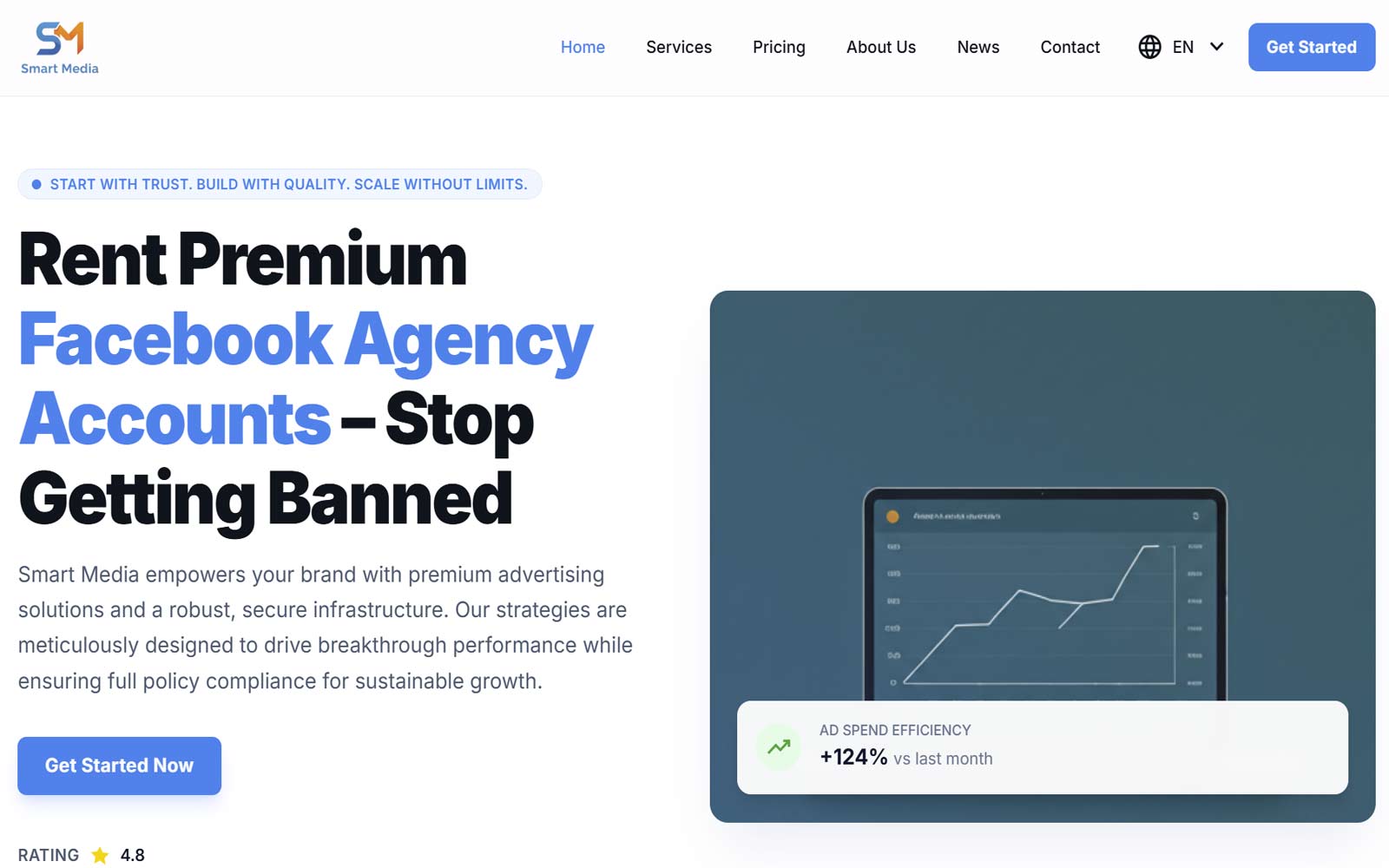 Smart Media - Facebook ads account rental